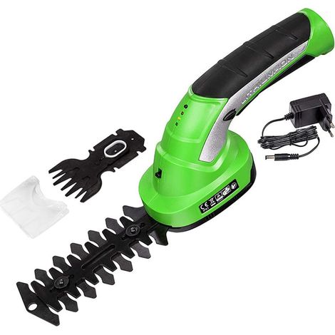 Ciseaux d'élagage de Tondeuse électrique de Jardin de 7,2 V, désherbeur de Ciseaux de clôture sans Fil Rechargeables de haie de pelouse, Outils de Tondeuse de désherbage (1/4)
