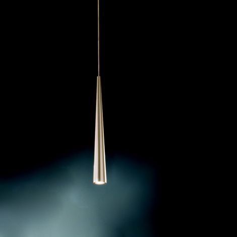 Lampada a sospensione NOA D6 cm alluminio verniciato a polvere Oro - Grande (1/2)