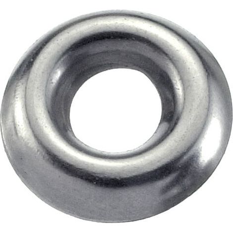 Connex Schraubenrosetten 13 x 5 mm - 30 Stück Edelstahl Schrauben & Dübel