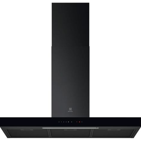 Cappa decorativa a parete da 90 cm, 515 m³/h, nera - LFT819K - Electrolux