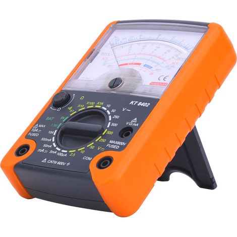 Multimètre mécanique portable KT8402, multimètre à aiguille de haute précision, testeur électrique pour la mesure de tension continue, de courant et de résistance. (1/5)