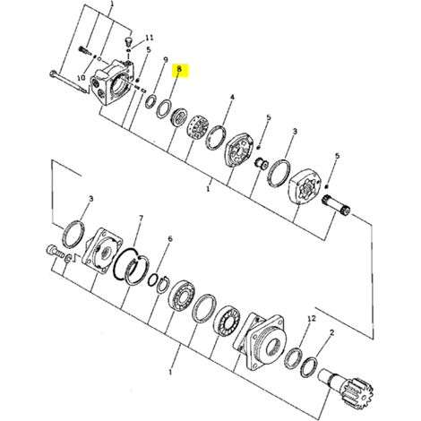 JOINT - KOMATSU - 20N-60-16180