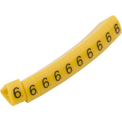 Marcatore per cavi OZ-2/6 giallo E04ZP-01020400700 (100 pezzi)