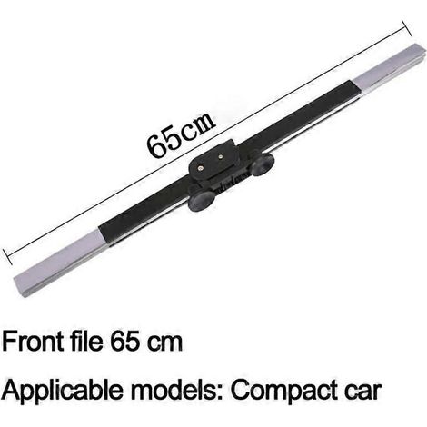 Rideau pare-soleil rétractable pour voiture avec protection UV, pare-soleil de vitre avant rétractable pour SUV, camion, voiture, 65 cm (1/5)