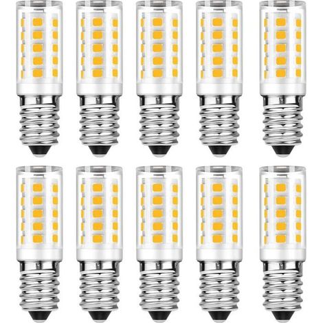 Ampoule LED E14, Blanc Froid 6000K, 5W Equivaut à Ampoule Incandescente 50W, 400LM, Non-Dimmable, Lot de 10 (1/4)