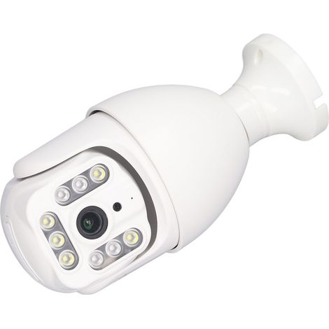 Caméra ampoule sans fil Wi-Fi 4MP avec interphone bidirectionnel et détection de mouvement, culot E27, étanchéité IP67, alimentation AC110-240V (1/5)