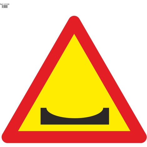 Señal Vial de Bolsa Badén 700 x 700 mm