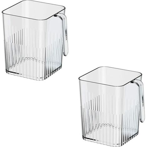 2er-Set Aufbewahrungsboxen für die Seitentüren des Kühlschranks – Kühlschrank-Organizer für mehr Ordnung in Ihrem Kühlschrank (1/4)