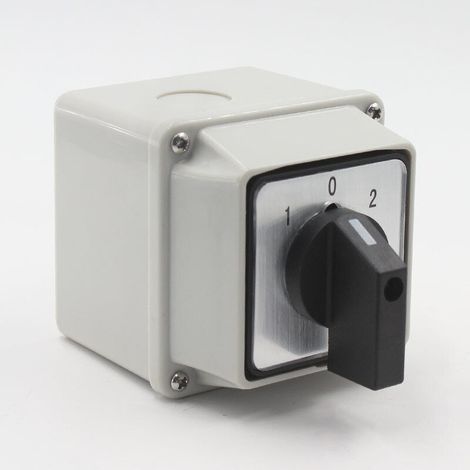 Universeller Drehschalter – 20 A – Wasserdicht gemäß IP65 – Für Motorsteuerung und Steuerschaltungen – 1 Stück (1/5)