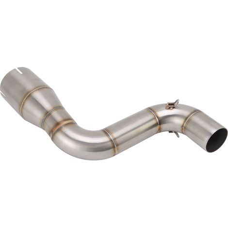 Motorradauspuffrohr, hitzebeständiges Edelstahl-Zwischenrohr für 51-mm-Schalldämpfer (1/5)