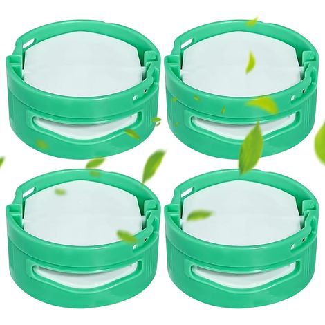 (Lot de 4) Cartouches anti-odeurs pour aspirateur Shark - Filtre neutralisateur d'odeurs compatible avec les modèles HZ3000UKT, AZ3000UKT, NZ860UK, NZ860UKT, IZ400UKTSB, IZ400UKT, IZ400UKT et IZ420UKT (1/5)