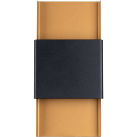 Durlin Wandleuchte in Gold/Schwarz (1/5)