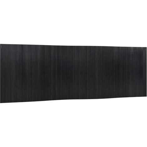 Cloison de séparation noir largeur 600 cm hauteur 165 cm bambou (1/5)