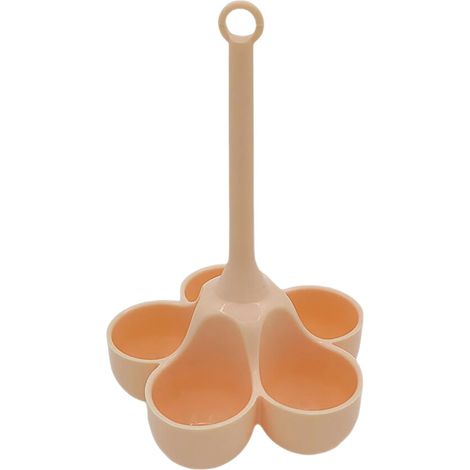Support à œufs en silicone - 1 unité - Silicone alimentaire - Cuisson vapeur et ébullition sécurisée - Pour cuisine familiale et petit-déjeuner - Couleur aléatoire (1/5)