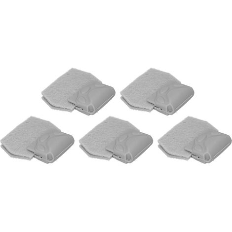 Brosse de nettoyage pour rainures de fenêtres, amovible, pour rails de fenêtres et coins de portes, outil de nettoyage ménager gris (1/5)