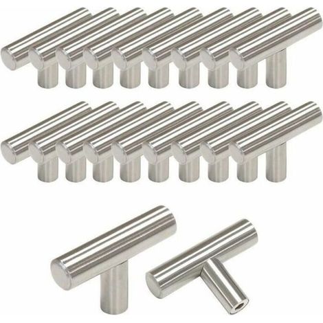 Poignée de porte en forme de T 5cm 10 pièces Tiroirs et composants (1/4)