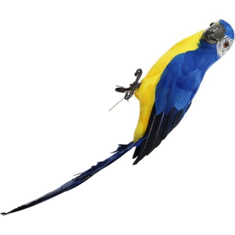 Papagei Vogelmodell Gartenaccessoires Simulierte Federn