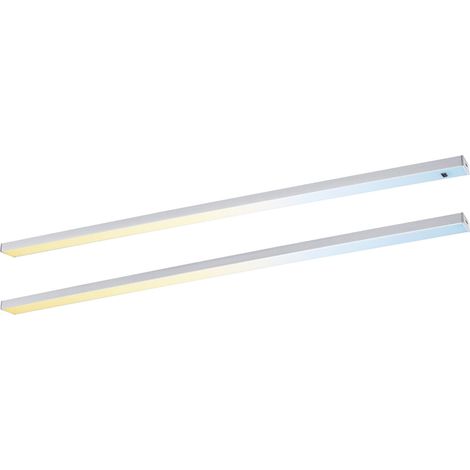 Paulmann LED Lichtleiste Inline chrom matt 55 cm TW 2er Set (1/3)