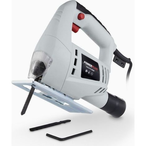 Seghetto alternativo elettrico 350W – Profondità di taglio legno 45mm – Motore a spazzole – Lunghezza cavo 2m – Powerplus (1/4)