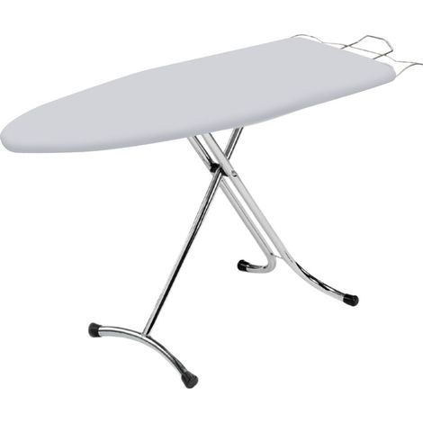 Asse da Stiro Salvaspazio Relax Plus 123x39 cm Gambe Triple Altezza Regolabile in Acciaio