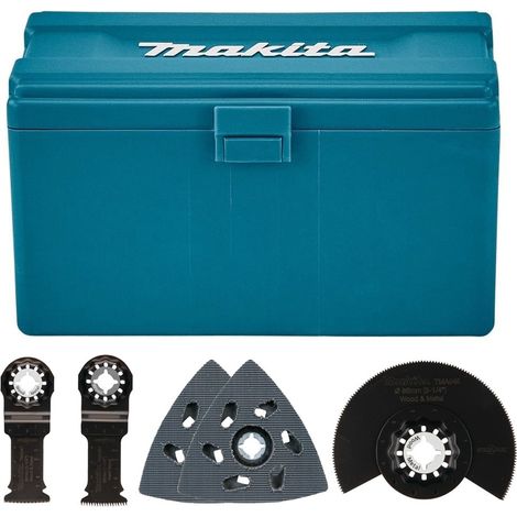 Makita Starlock Multi Tool 5 PC Carpentry Set Plunge Segment Blade DTM52 + Box (1/5)