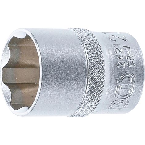 BGS Steckschlüssel-Einsatz Super Lock Antrieb Innenvierkant 12,5 mm (1/2") SW 21 mm - 2421 (1/3)