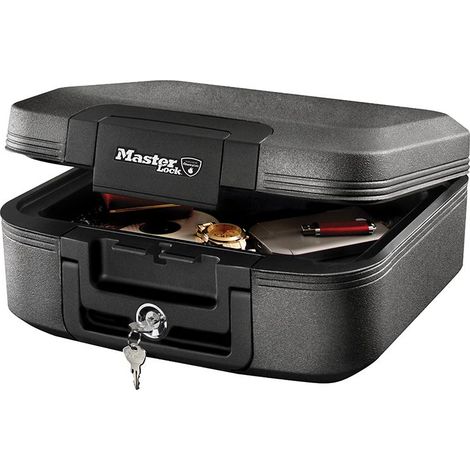 Master Lock LCHW20101 Medium Key Locking Fire & Water Chest MLKLCHW20101