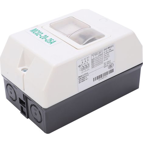 Interrupteur de protection moteur, disjoncteur étanche, remplacement MC02-20-25A 220V/380V (1/5)
