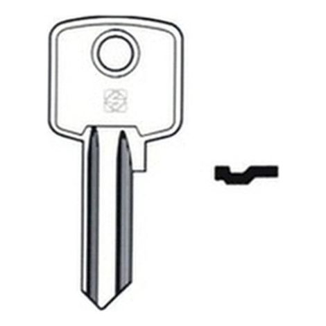 Chiave Piatta Cas CIS1 Silca Ottone Nichelato 10 Pezzi