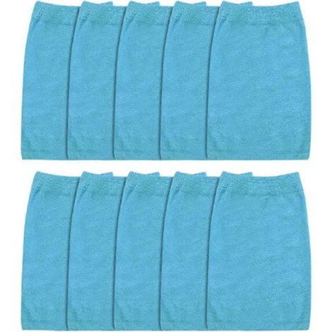 Lot de 10 filtres pour skimmer de piscine, sacs filtrants pour skimmer, paniers filtrants réutilisables, épuisettes, matériel de nettoyage de piscine