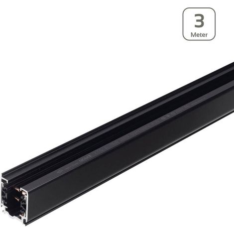 3 Phasenschiene schwarz - Länge: 300cm