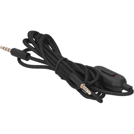 Câble de remplacement avec contrôle de volume et micro pour casque gaming Logitech G233 G433 G PRO X (1/5)