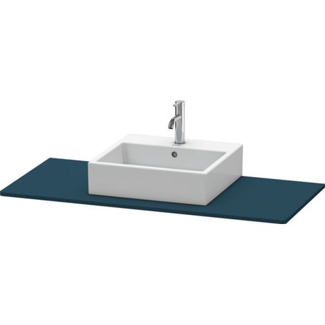 Duravit XSQUARE consolle con foro 16x800x550mm Blu notte semilucido (1/3)