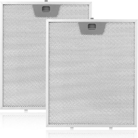 Lot de 2 filtres à graisse de rechange WB02X24871 pour hottes de cuisine GE, filtres en aluminium compatibles avec les modèles JVW5361EJ1ES, JVW5361EJ2ES, JVW5361SJ1SS, JVW5361FJ1DS et JVW5361BJITS.