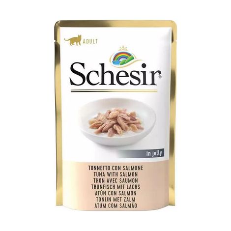 Umido Gatto - Schesir Busta 85 gr Tonno con Salmone