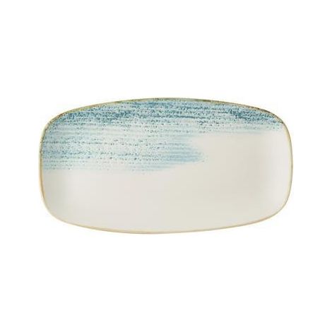 Assiette rectangulaire aquamarine Homespun Accents - 298x153mm - Finedine