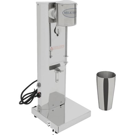 Mixeur à Milkshake, Puissance de 180W, Capacité de 650ml, Argent (1/2)