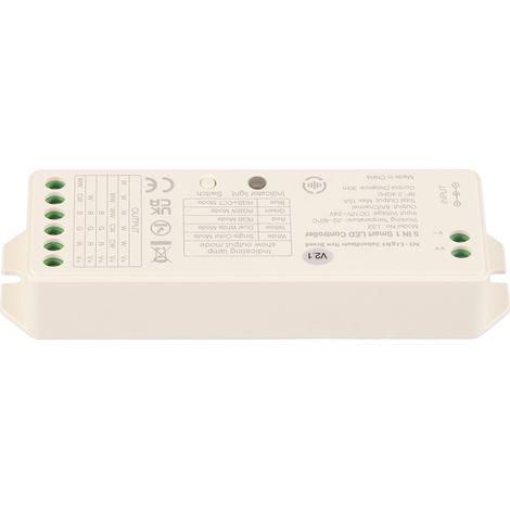 5-in-1 LED-Controller für einfarbige Lichtleisten (CCT, RGB, RGBW, RGB+CCT) (1/5)