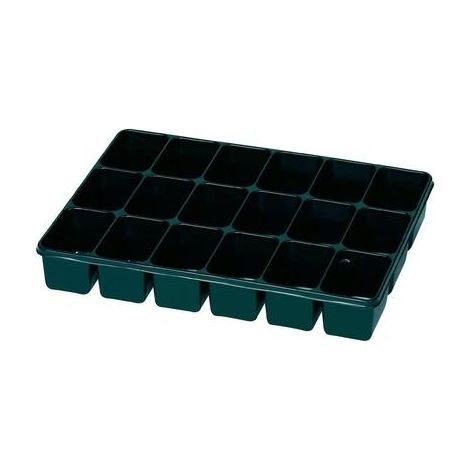 Caja de herramientas no-name 18 compartimentos plástico 335x235 mm