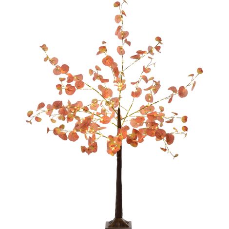 Lampe arbre de Noël, orange, 150 cm, 245 lumières LED, décoration, intérieur, extérieur (1/5)