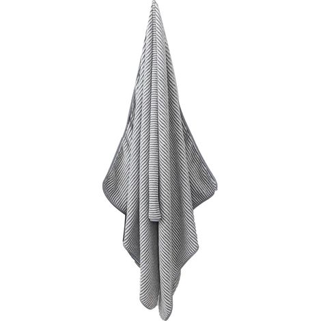 Coral Fleece Bath Towel 70x140cm Quick Drying (Striped) (1/5)