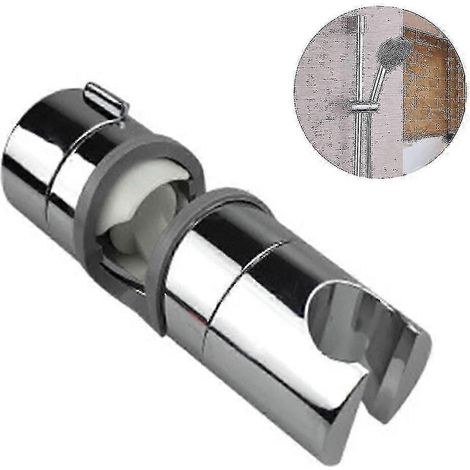 Support de pommeau de douche réglable pour barre de douche coulissante, support universel pour rail de 18 à 25 mm de diamètre extérieur. (1/5)