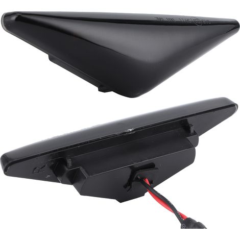 Feux latéraux fumés noirs pour Ford Mondeo MK3 Focus MK1, clignotant d'aile teinté 98AB13K354AA 1063835, feu de gabarit fumé, 2 pièces (1/5)