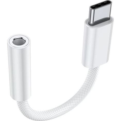 USB C à 3, 5 mm Jack Adaptateur Casque pour iPhone 15,Type C Aux Audio Convertisseur Adaptateur pour Casque pour iPhone 15 Pro Max,Samsung S23/Note 20, Huawei P40/P30,Pixel 6/4,iPad Pro/Air 5 Mini 6 (1/5)