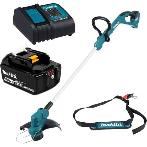 Makita DUR193 LXT 18v Cordless Garden Grass Line Trimmer Strimmer +5.0ah Battery
