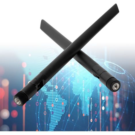 2 Câbles IPEX4 vers SMA pour Extension WiFi Bluetooth Externe M.2 avec 2 Antennes 8DB