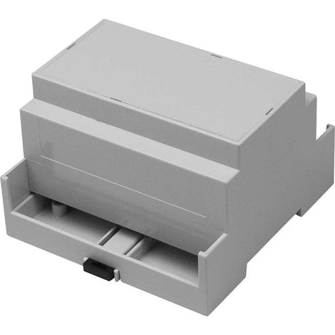 Kit de boîtier rail DIN RS PRO Côtés à murs étendus, Top, Dimensions 88 x 90 x 58mm 2 pôles ( Prix pour 1 ) (1/2)