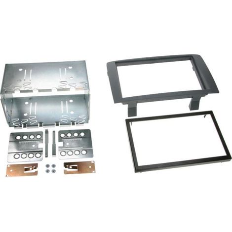 Kit Support Autoradio compatible avec Fiat Idea 03-11 Gris