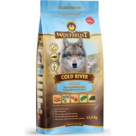 Croquettes pour chien Wolfsblut WB784639, 12,5 kg, saveur patate douce et truite, pour adulte.