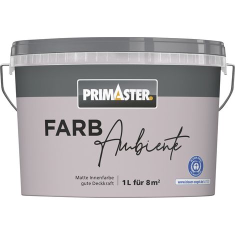 Primaster Farbambiente Wandfarbe matt fliederlila 1 L Innen